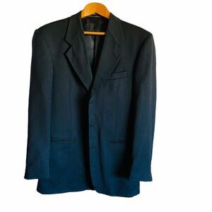 #4498 VTG Mens Jones New York wool R36 black blazer